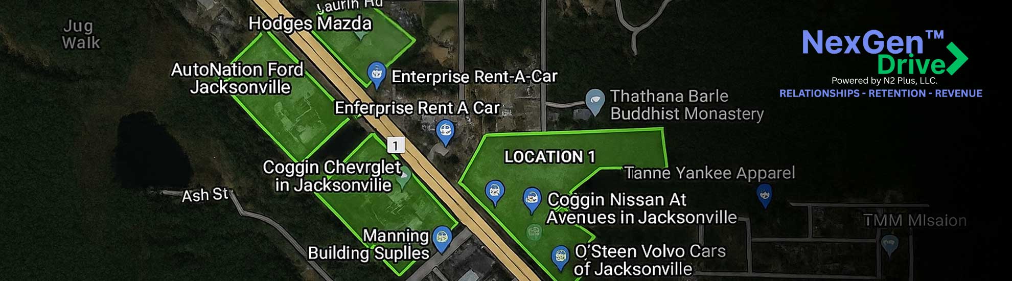 Geofencing technology provided by N2 Plus LLC Geofencing technology provided by N2 Plus LLC